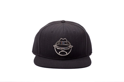 PINSTRIPE METAL GOLO HAT