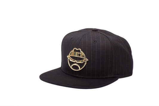 PINSTRIPE METAL GOLO HAT