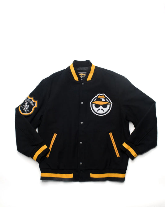 WOOL SLEEVE VARSITY JACKET