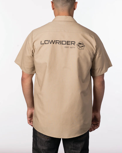 LOWRIDER RED CAP S/S WORK SHIRT