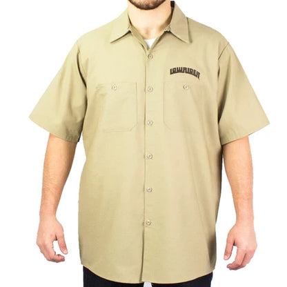 LOWRIDER RED CAP S/S WORK SHIRT